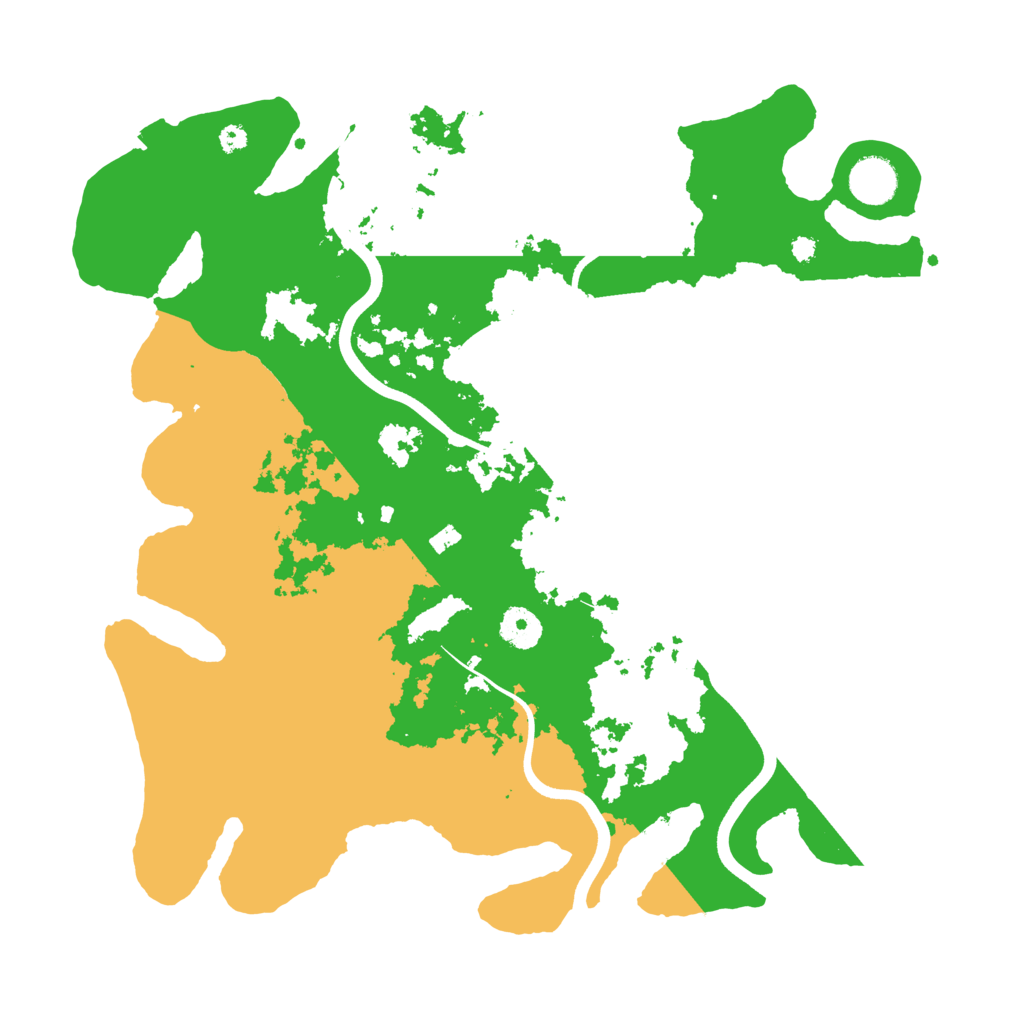 Biome Rust Map: Procedural Map, Size: 3750, Seed: 64140788