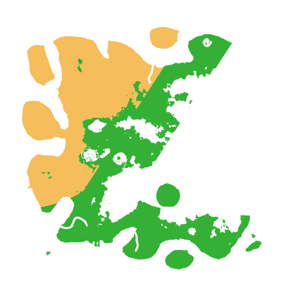Biome Rust Map: Procedural Map, Size: 3500, Seed: 63231716