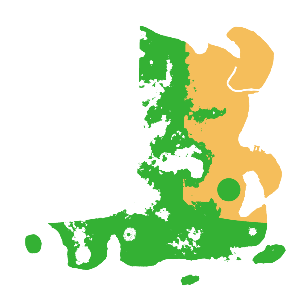 Biome Rust Map: Procedural Map, Size: 3500, Seed: 988699030