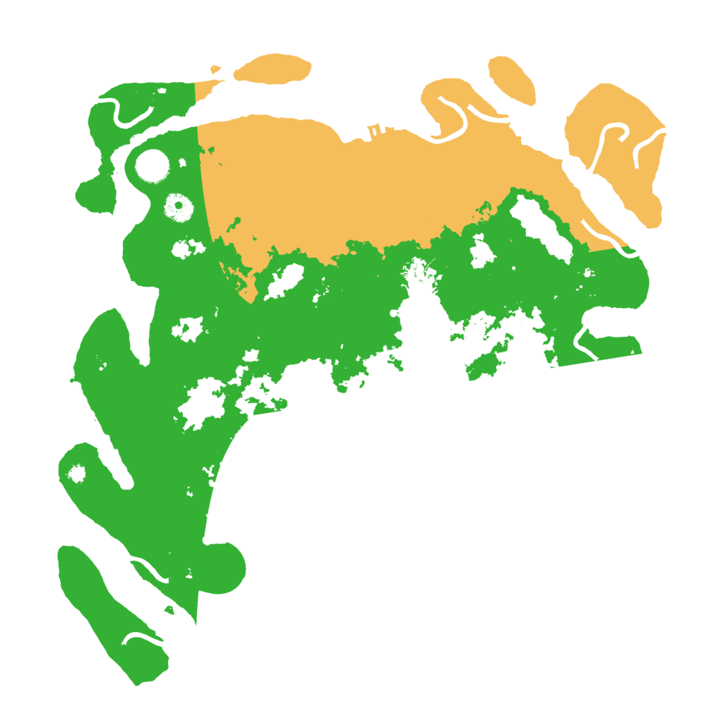 Biome Rust Map: Procedural Map, Size: 3800, Seed: 278431395