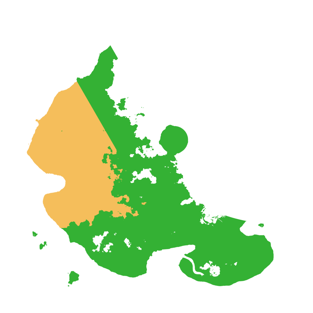 Biome Rust Map: Procedural Map, Size: 3000, Seed: 27392
