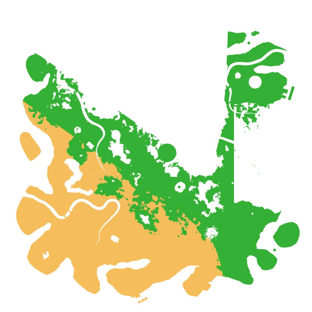 Biome Rust Map: Procedural Map, Size: 4500, Seed: 1037719208