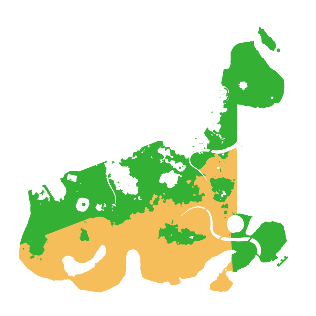 Biome Rust Map: Procedural Map, Size: 3500, Seed: 1023602728