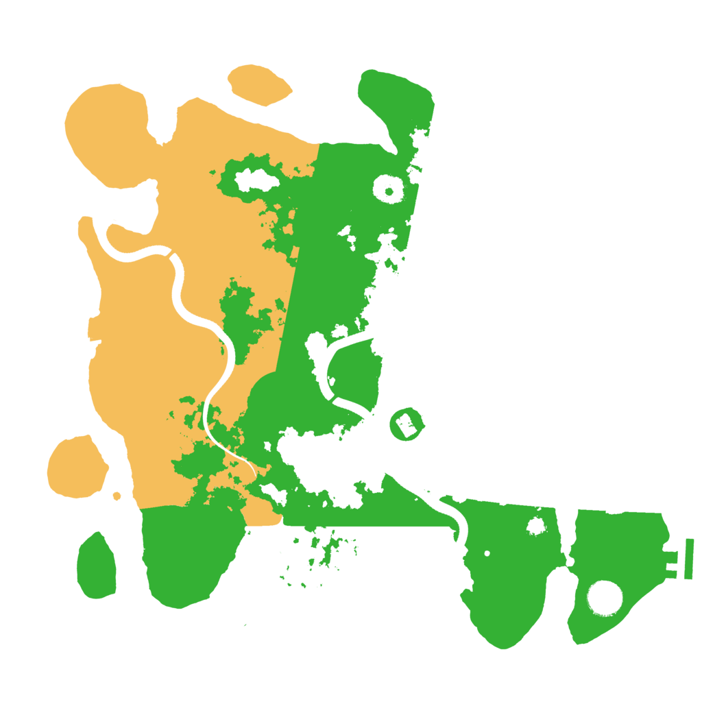 Biome Rust Map: Procedural Map, Size: 3500, Seed: 1792646148
