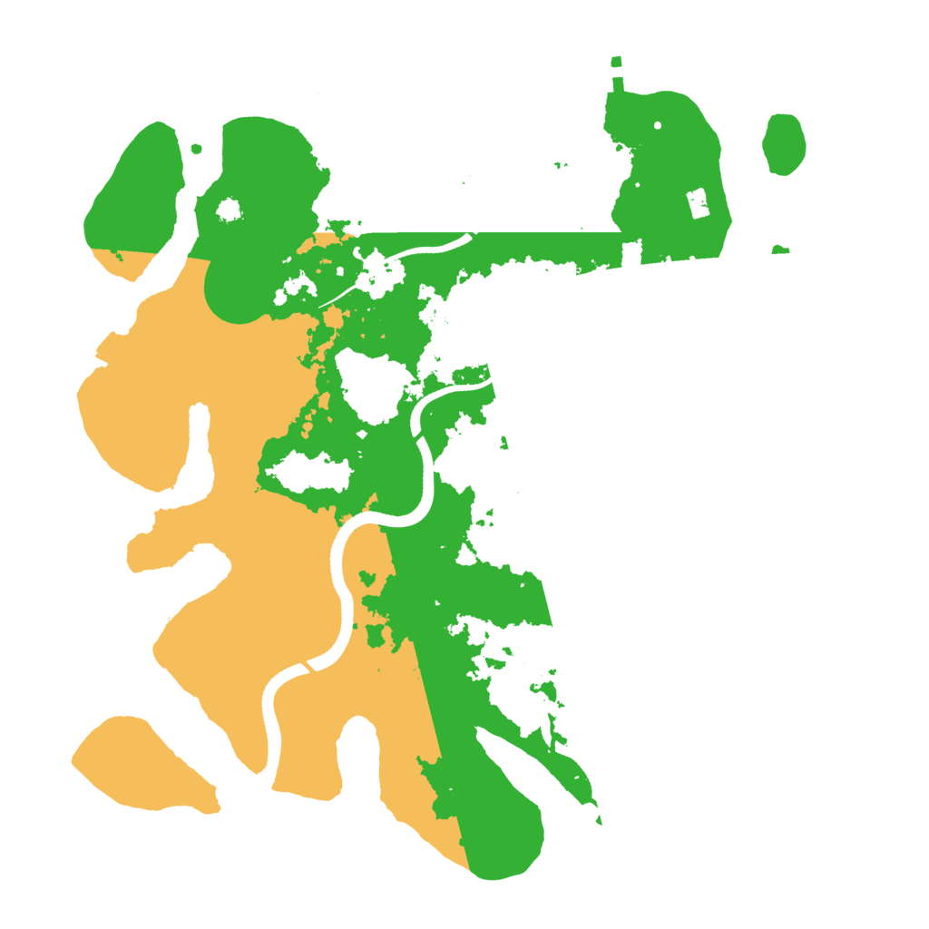 Biome Rust Map: Procedural Map, Size: 3500, Seed: 1822313891