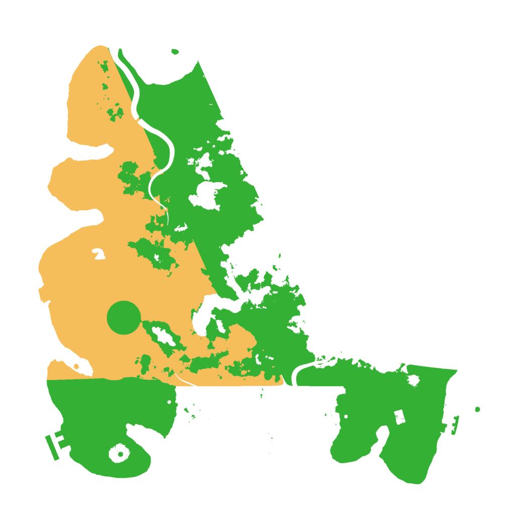 Biome Rust Map: Procedural Map, Size: 4000, Seed: 615793175