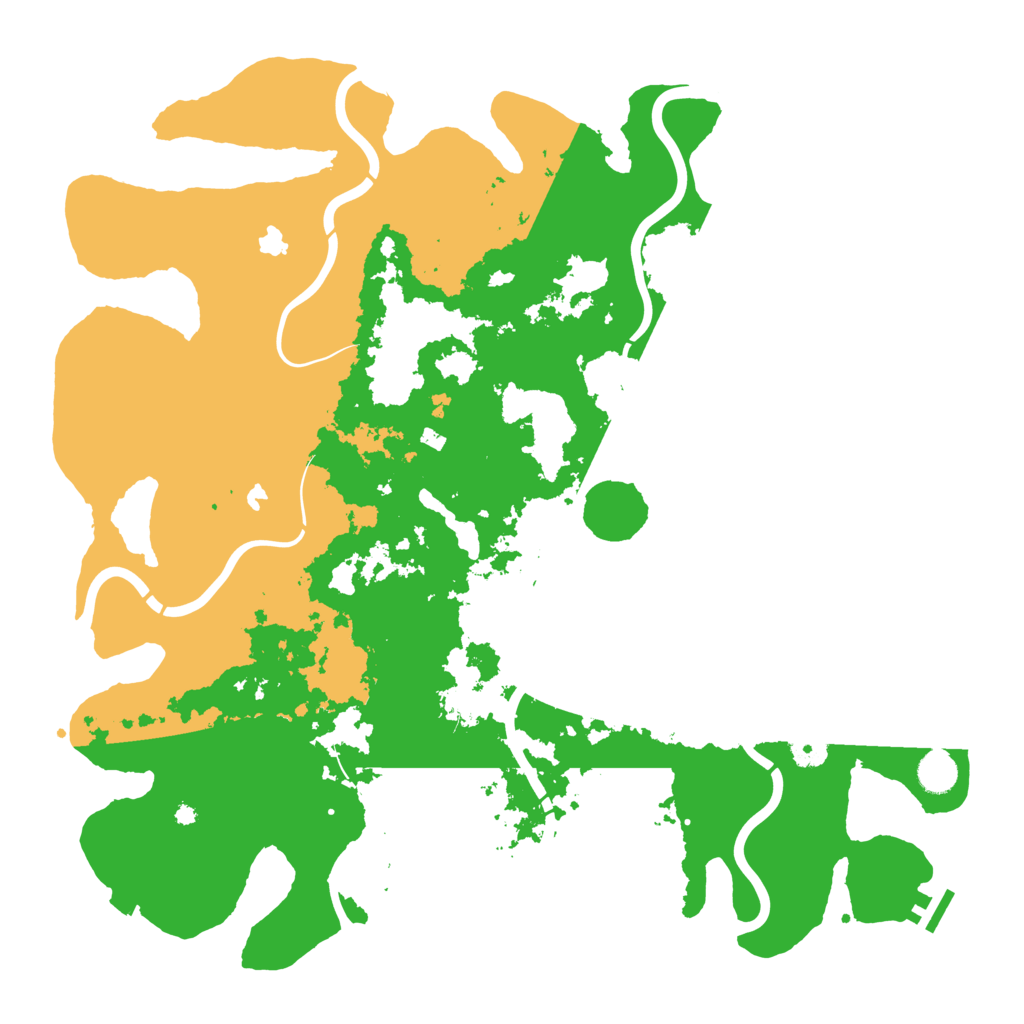 Biome Rust Map: Procedural Map, Size: 4500, Seed: 40351702