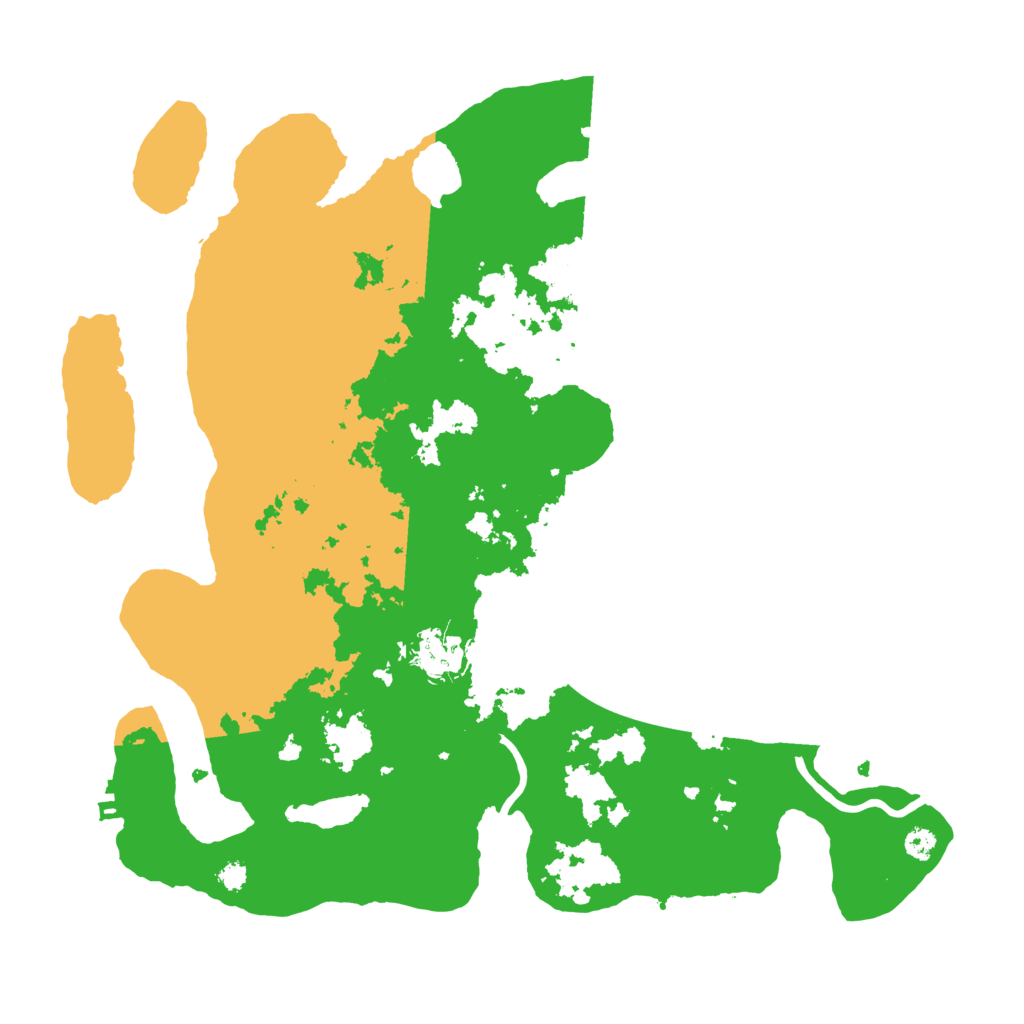 Biome Rust Map: Procedural Map, Size: 3400, Seed: 31247289