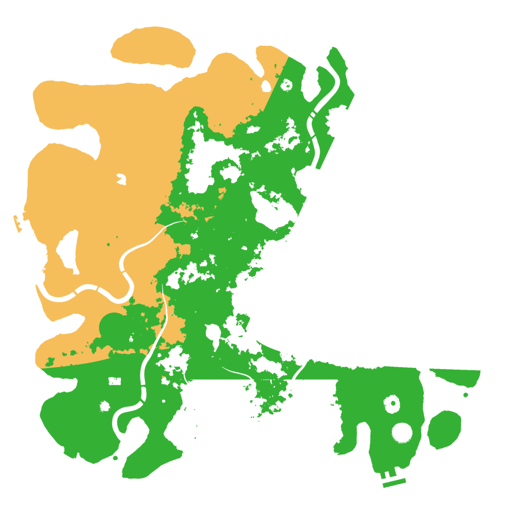 Biome Rust Map: Procedural Map, Size: 4400, Seed: 40351702