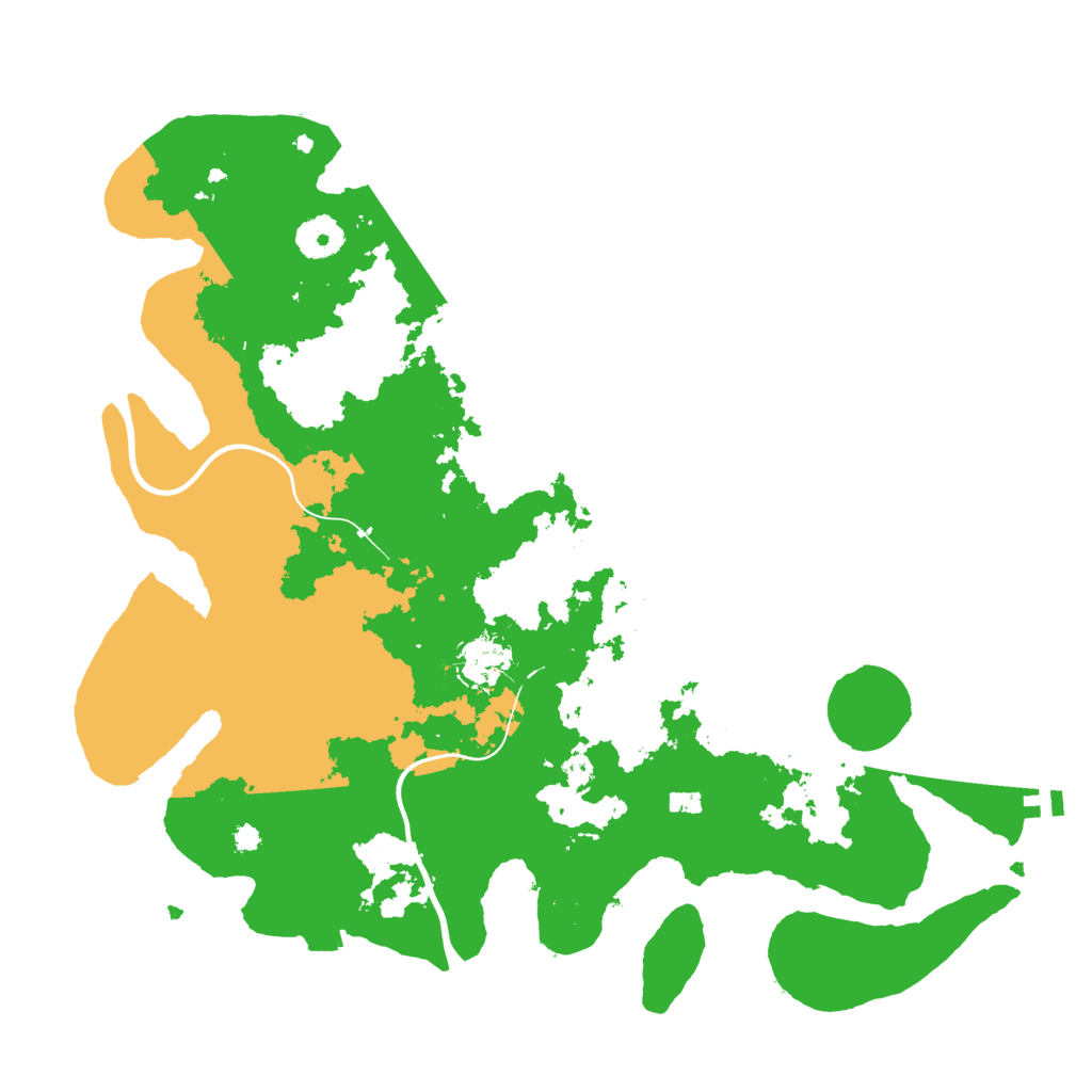 Biome Rust Map: Procedural Map, Size: 3650, Seed: 34832491