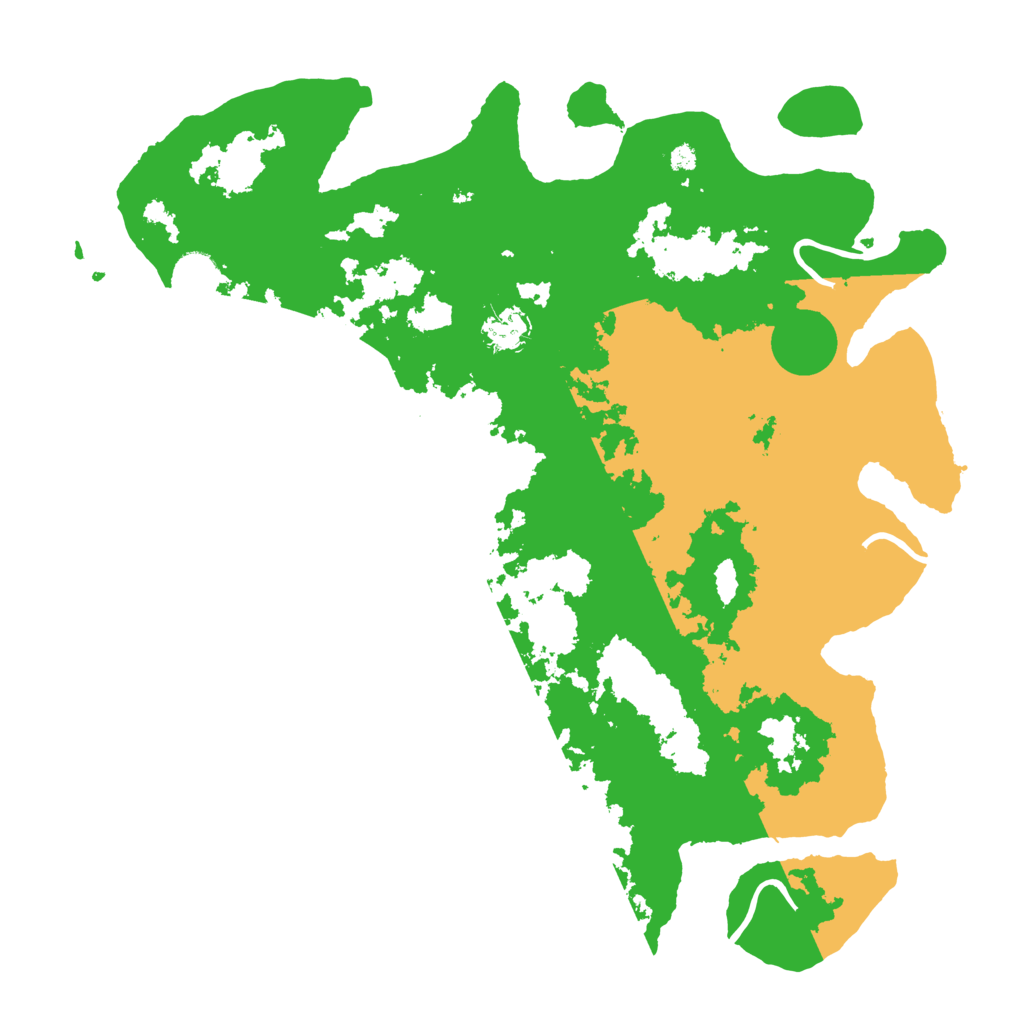 Biome Rust Map: Procedural Map, Size: 4100, Seed: 27840159