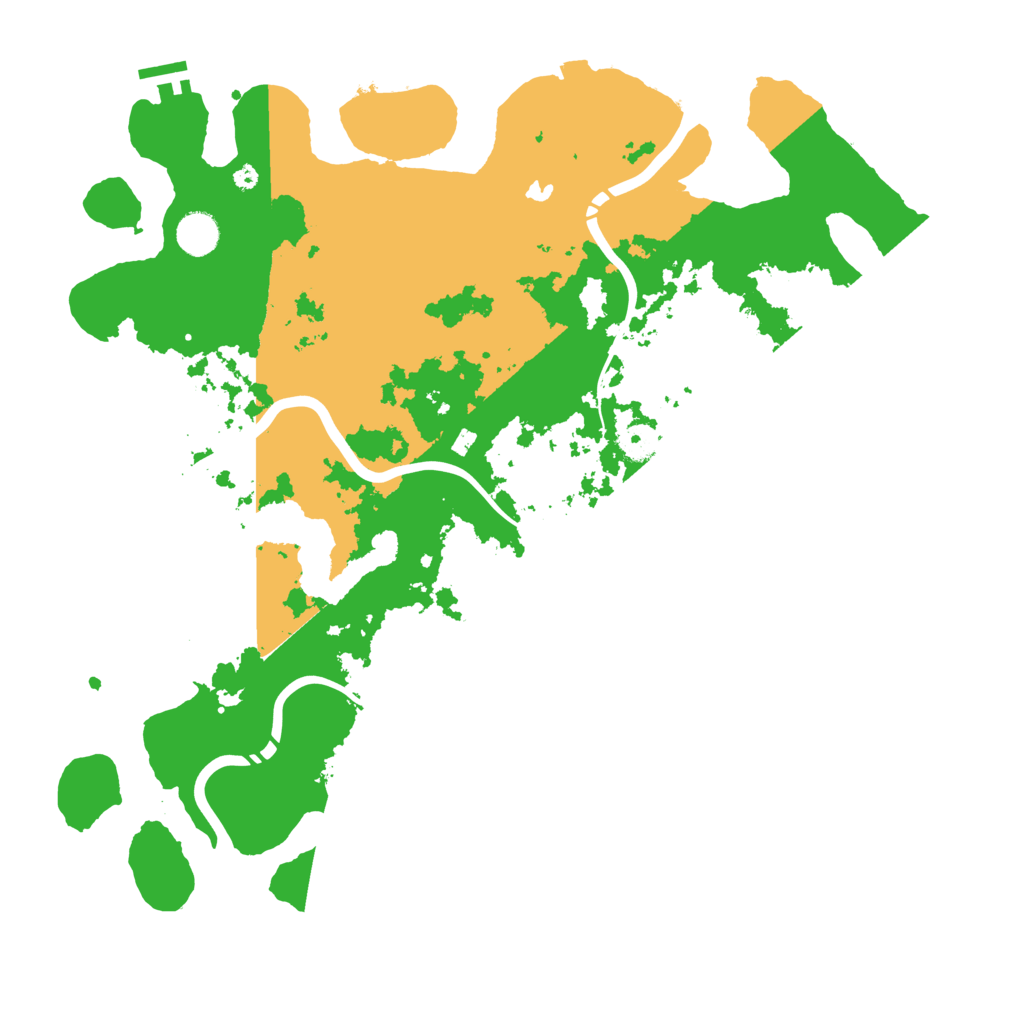 Biome Rust Map: Procedural Map, Size: 4250, Seed: 15284500