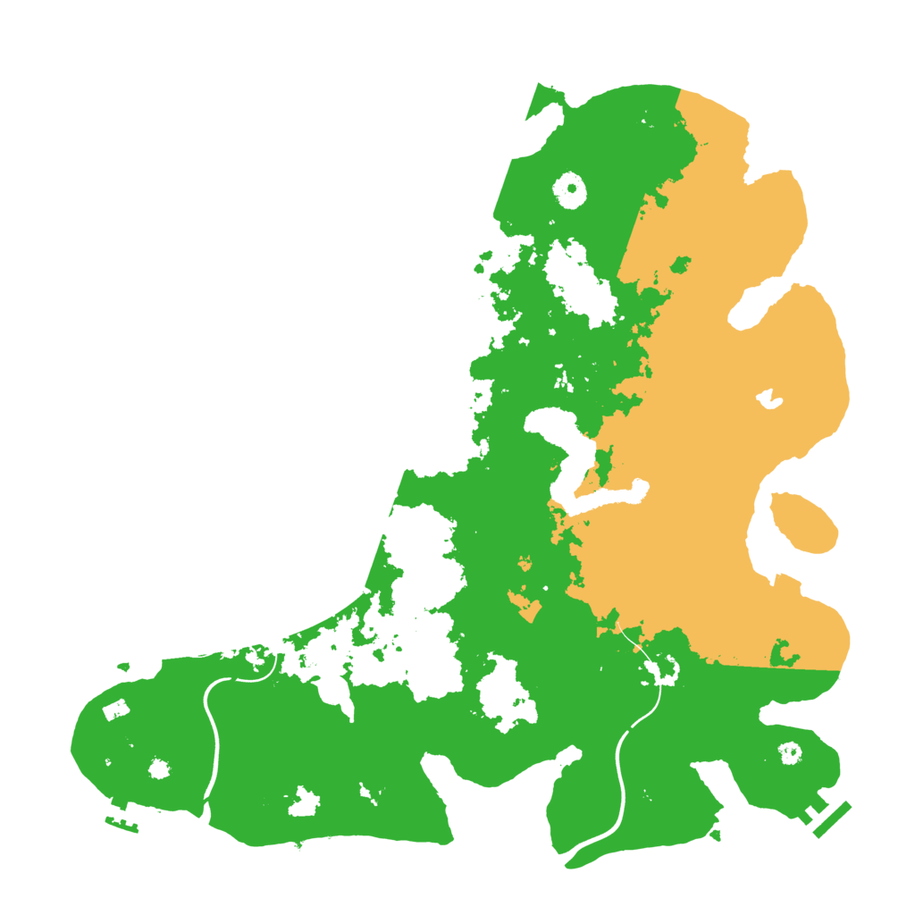 Biome Rust Map: Procedural Map, Size: 4000, Seed: 28491299