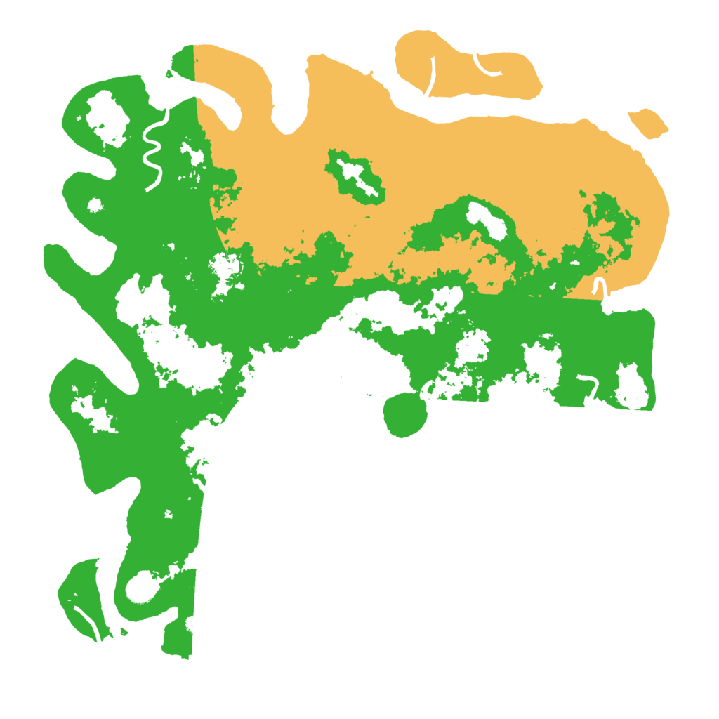 Biome Rust Map: Procedural Map, Size: 4500, Seed: 8573384