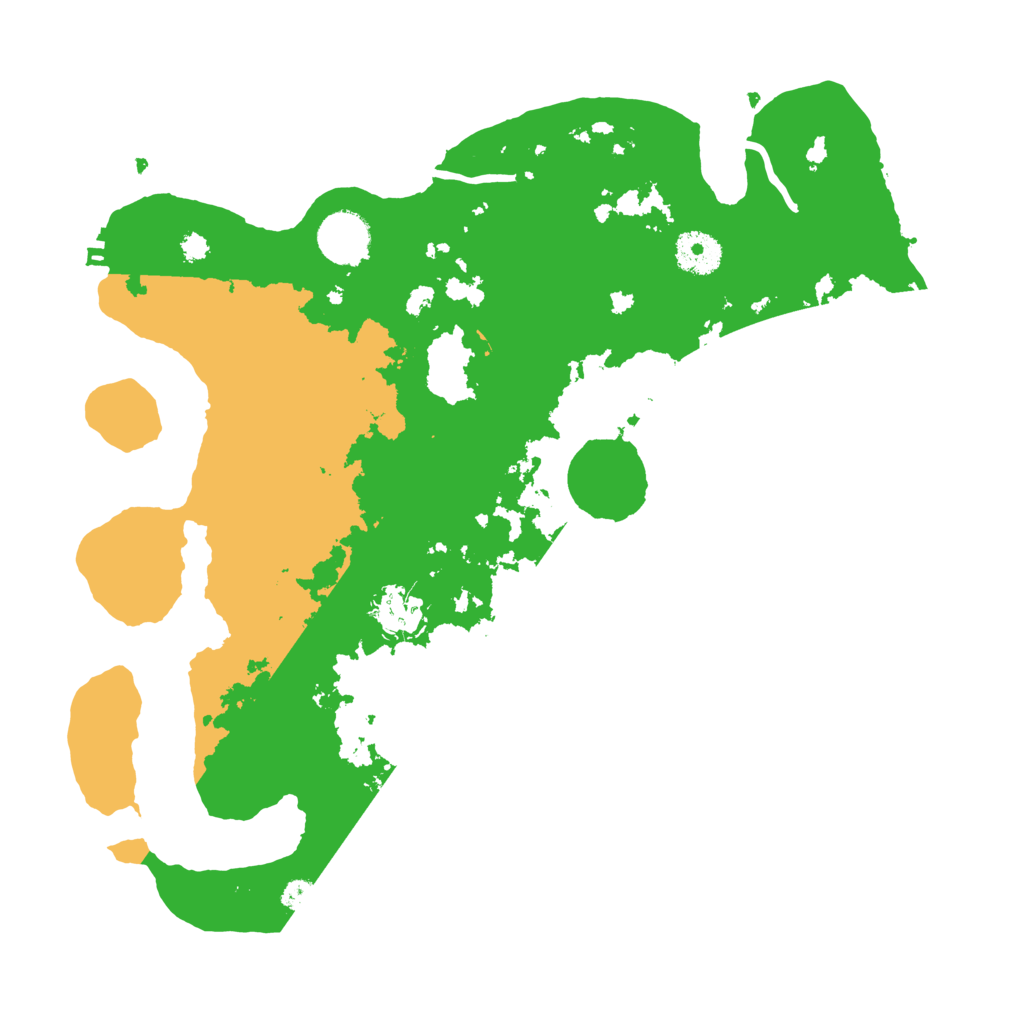 Biome Rust Map: Procedural Map, Size: 3450, Seed: 13263683