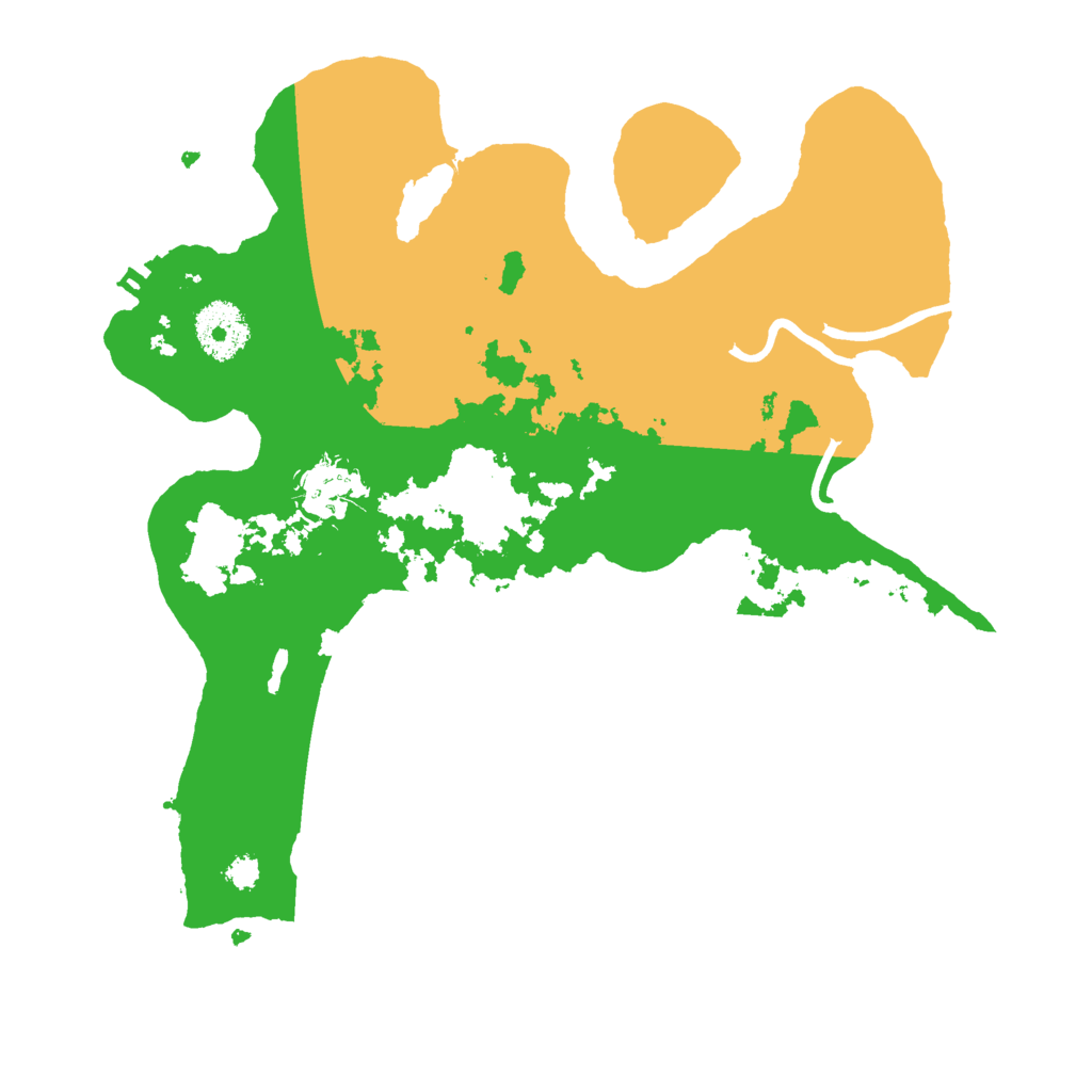 Biome Rust Map: Procedural Map, Size: 3000, Seed: 6261254