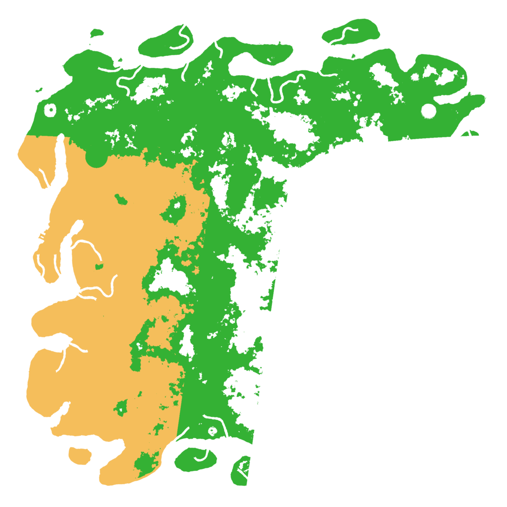Biome Rust Map: Procedural Map, Size: 6000, Seed: 58146531