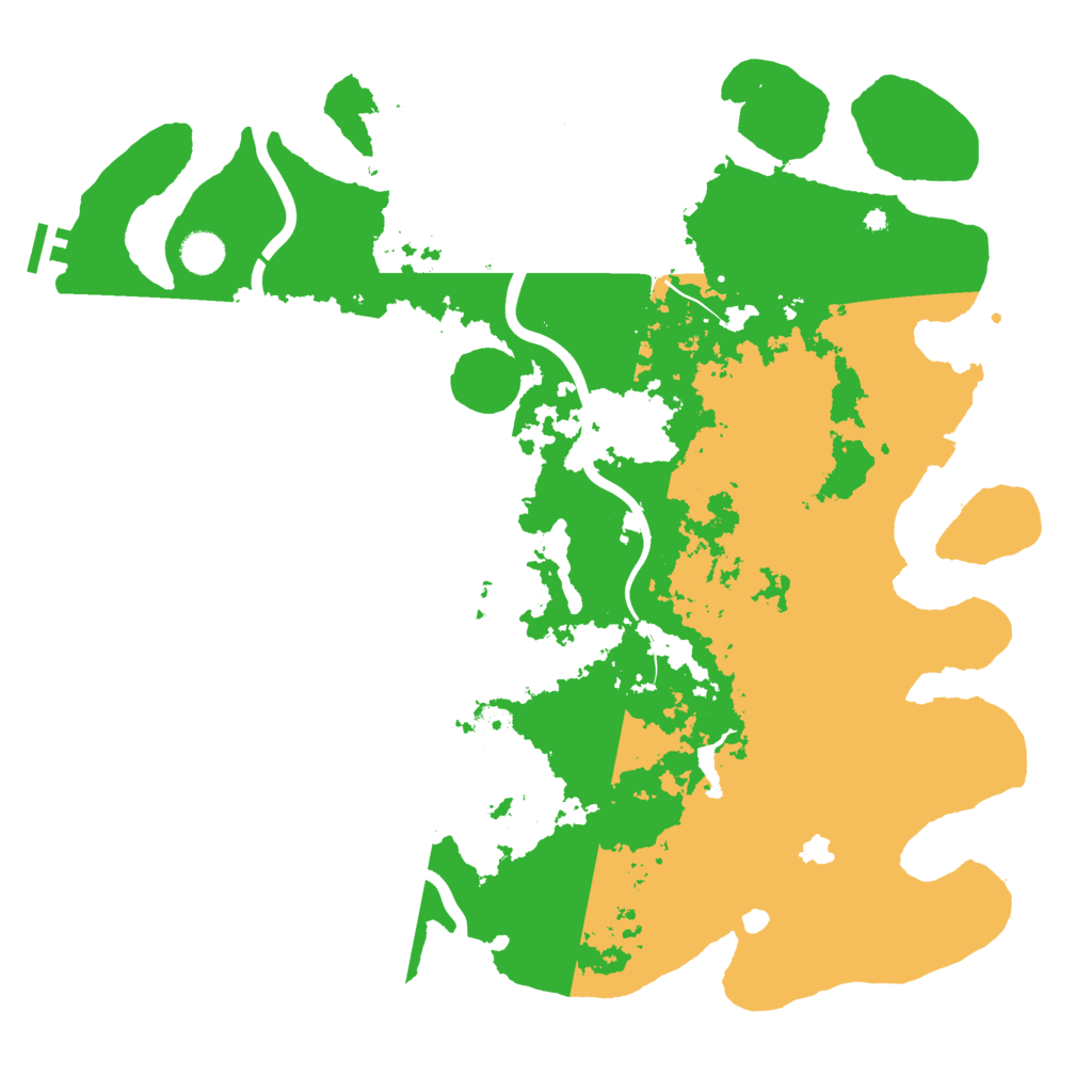 Biome Rust Map: Procedural Map, Size: 4400, Seed: 62630023