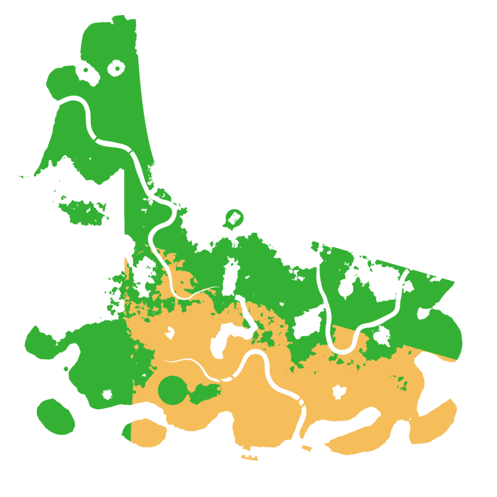 Biome Rust Map: Procedural Map, Size: 4500, Seed: 169670927