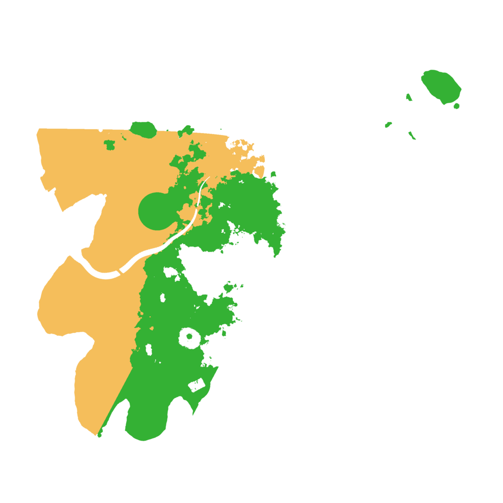 Biome Rust Map: Procedural Map, Size: 3500, Seed: 13017790