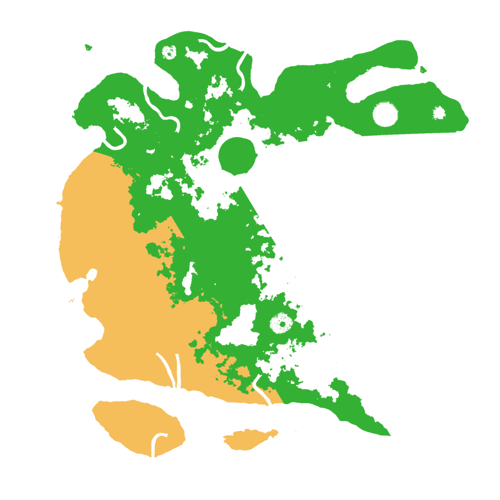 Biome Rust Map: Procedural Map, Size: 3550, Seed: 10069557