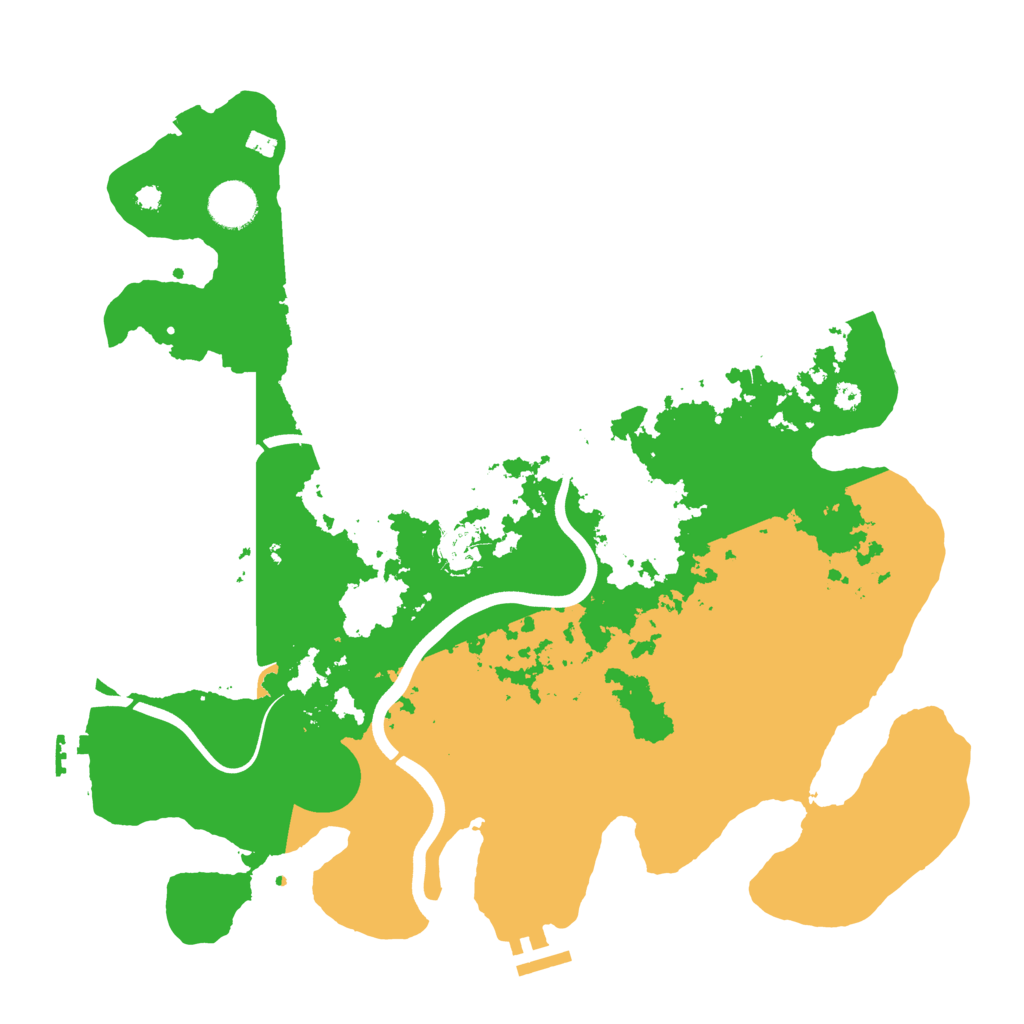 Biome Rust Map: Procedural Map, Size: 3750, Seed: 35321634