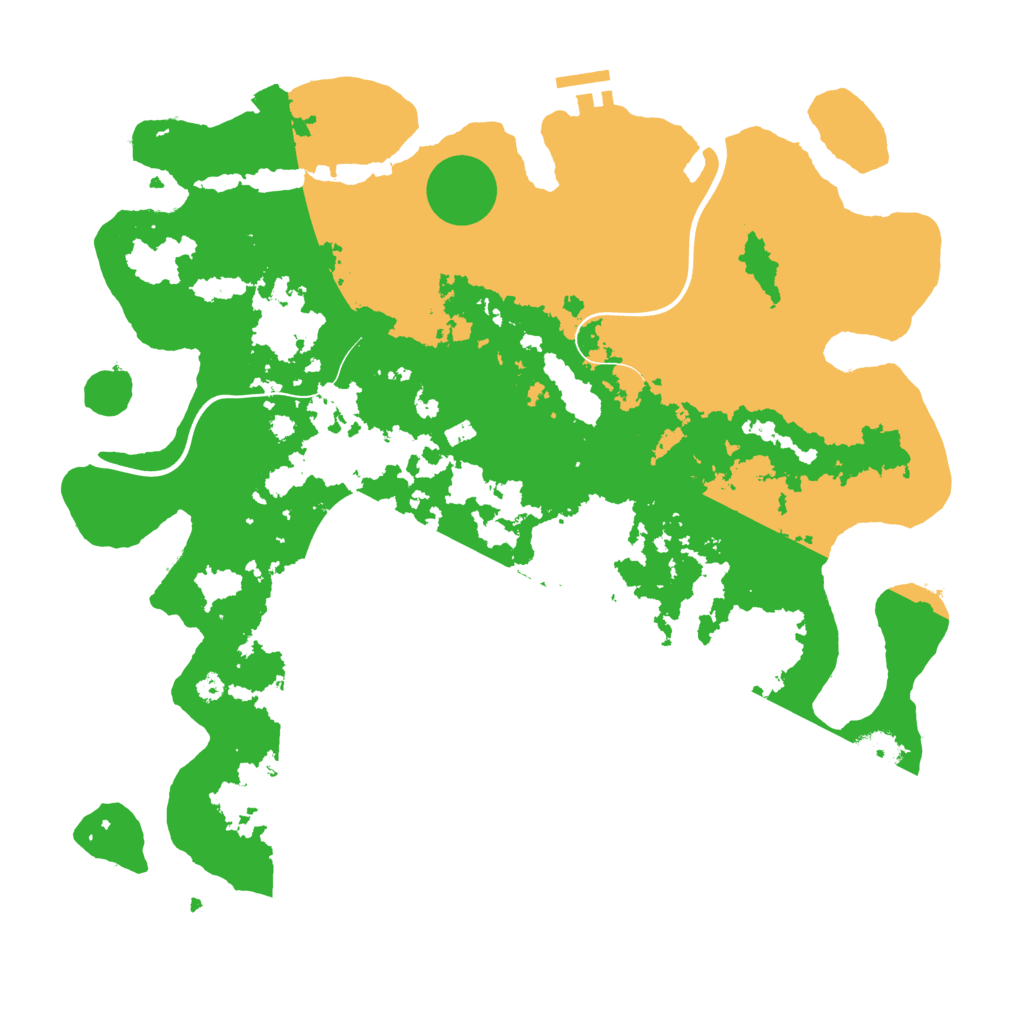 Biome Rust Map: Procedural Map, Size: 3850, Seed: 89319526