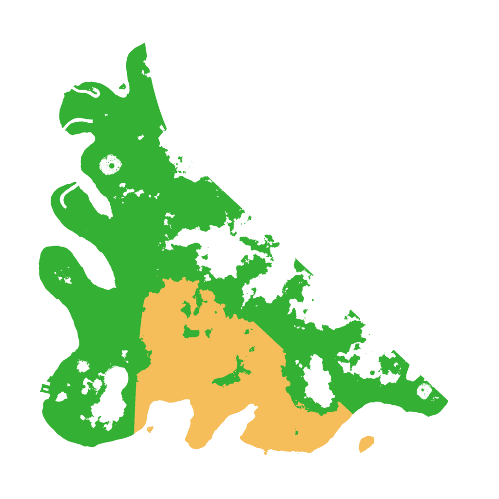 Biome Rust Map: Procedural Map, Size: 3700, Seed: 81138254