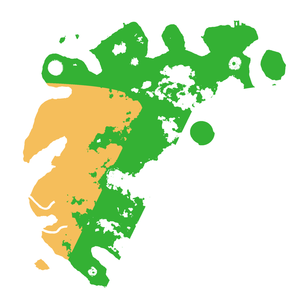 Biome Rust Map: Procedural Map, Size: 3600, Seed: 19164868