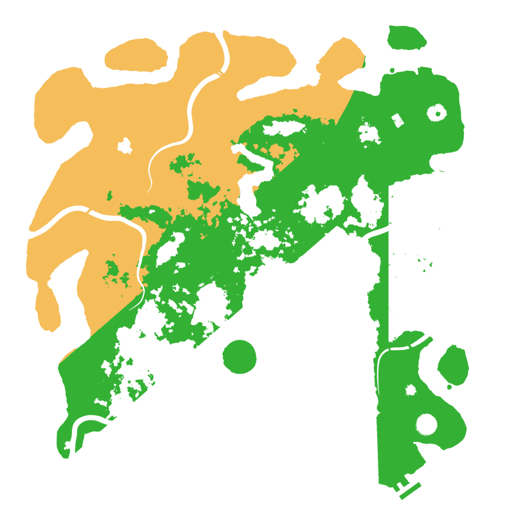 Biome Rust Map: Procedural Map, Size: 4300, Seed: 68515134