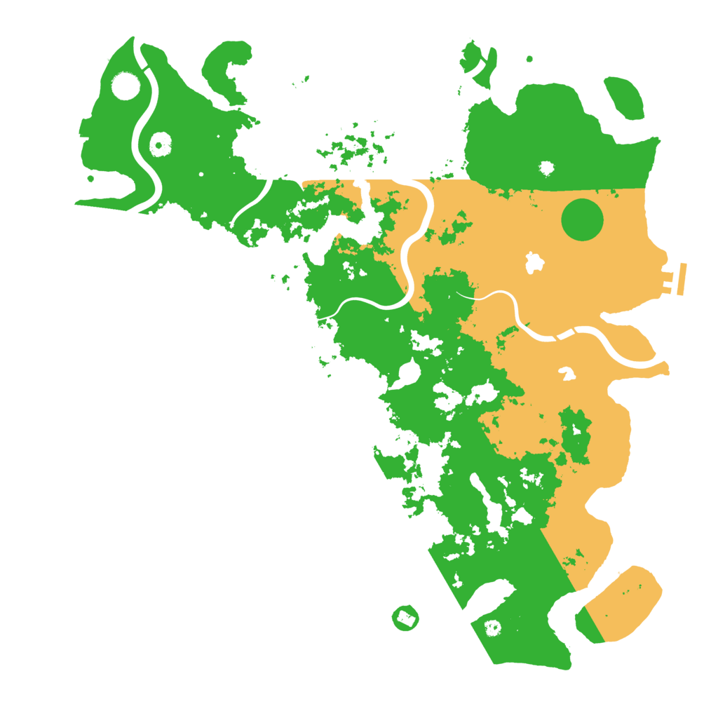 Biome Rust Map: Procedural Map, Size: 4500, Seed: 6824