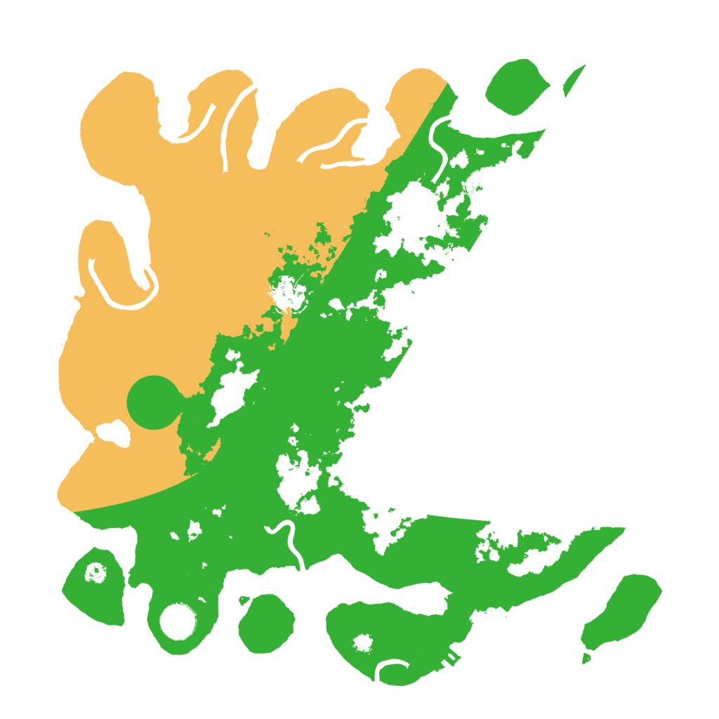 Biome Rust Map: Procedural Map, Size: 3500, Seed: 1069538081