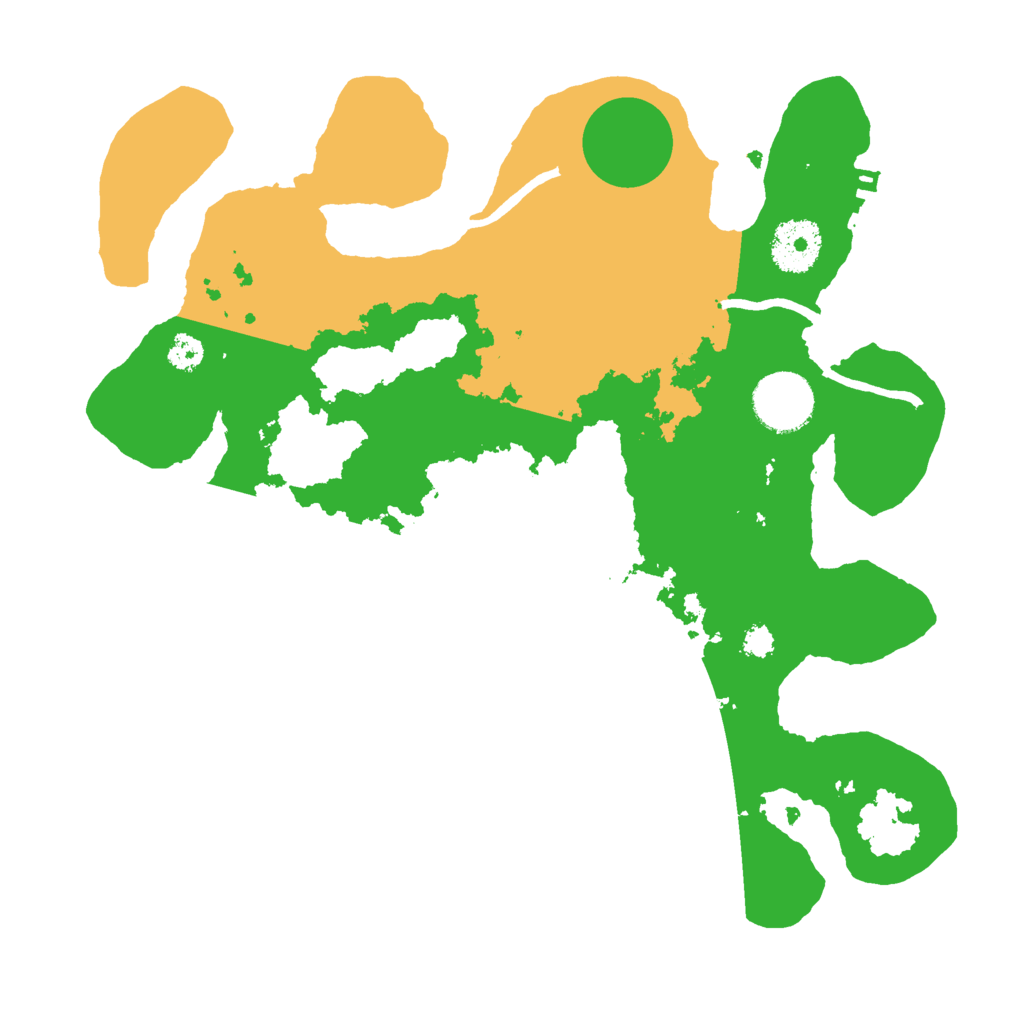 Biome Rust Map: Procedural Map, Size: 3000, Seed: 136440478