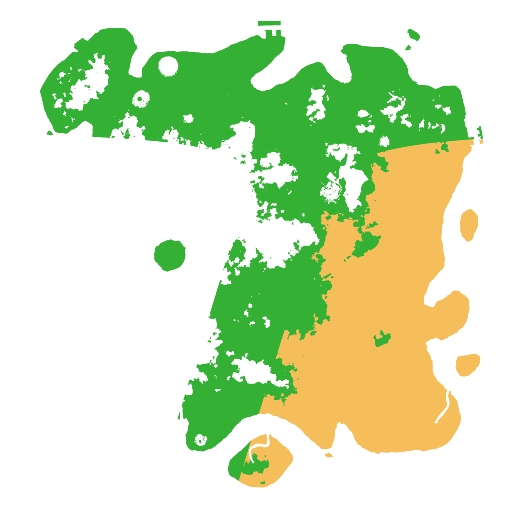 Biome Rust Map: Procedural Map, Size: 4500, Seed: 810584983