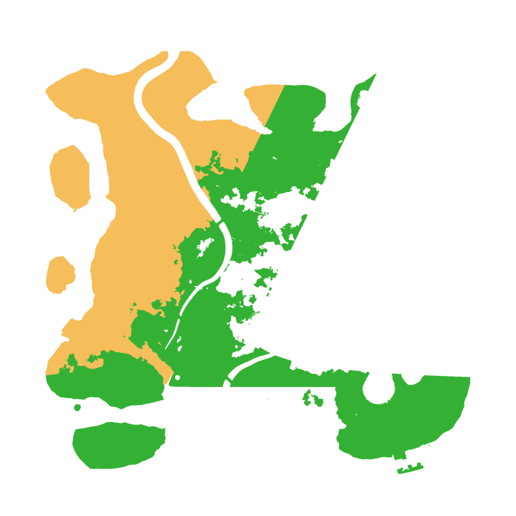 Biome Rust Map: Procedural Map, Size: 3000, Seed: 28509