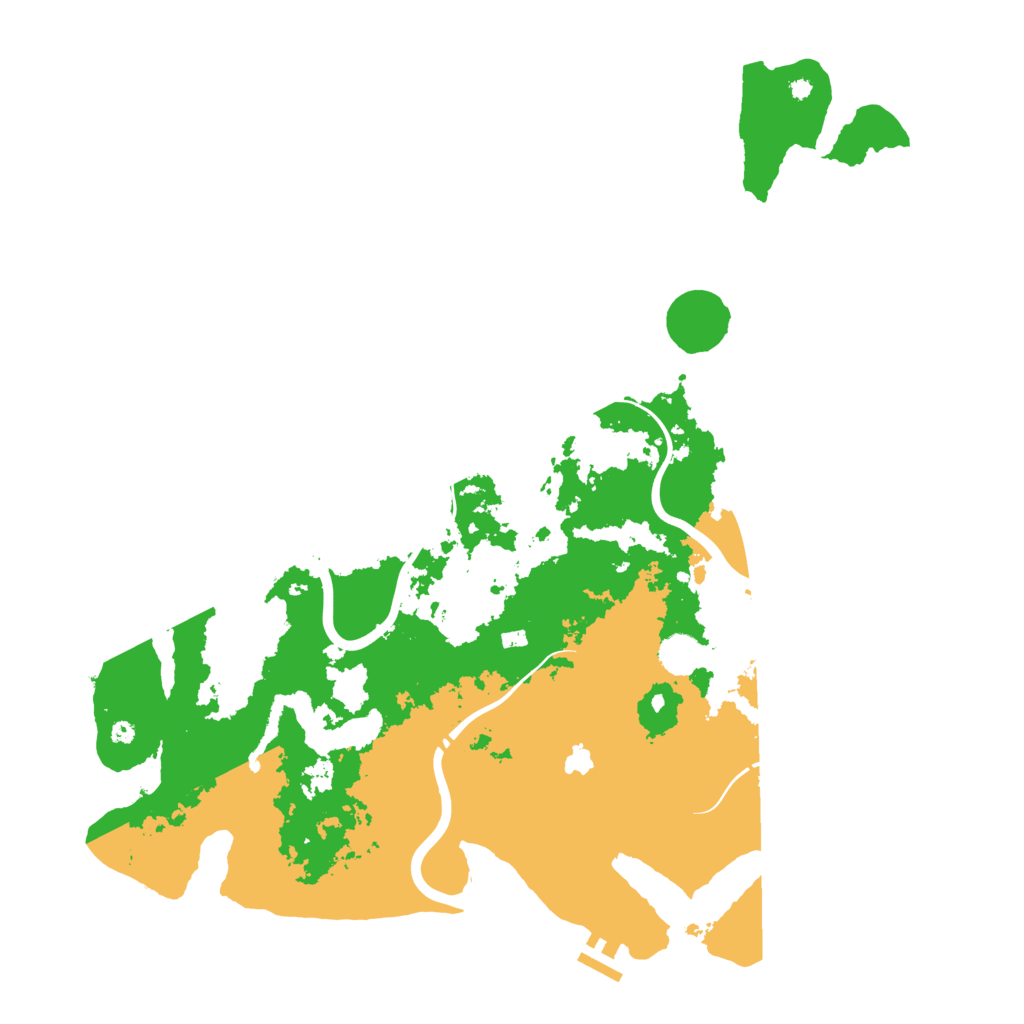 Biome Rust Map: Procedural Map, Size: 4400, Seed: 97389879