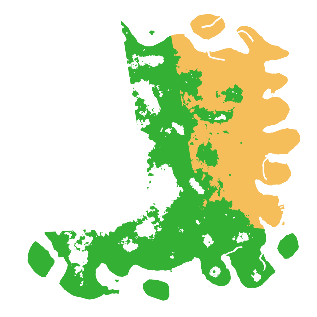 Biome Rust Map: Procedural Map, Size: 4500, Seed: 7389