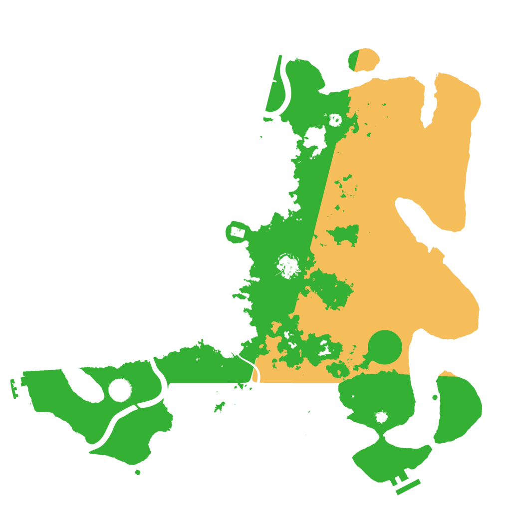 Biome Rust Map: Procedural Map, Size: 3950, Seed: 48335112