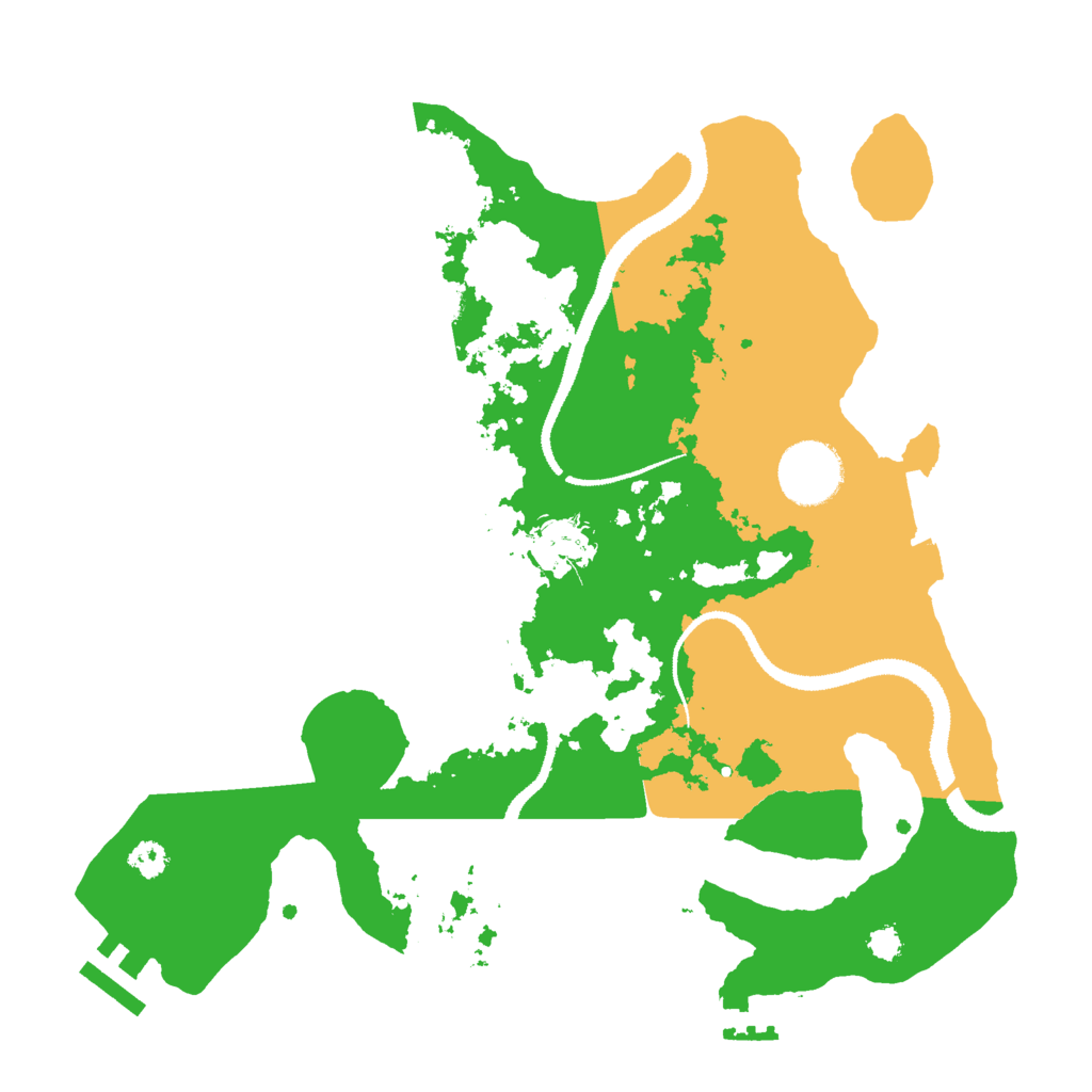 Biome Rust Map: Procedural Map, Size: 3000, Seed: 1145762968