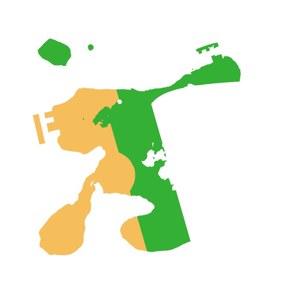Biome Rust Map: Procedural Map, Size: 2000, Seed: 156107280