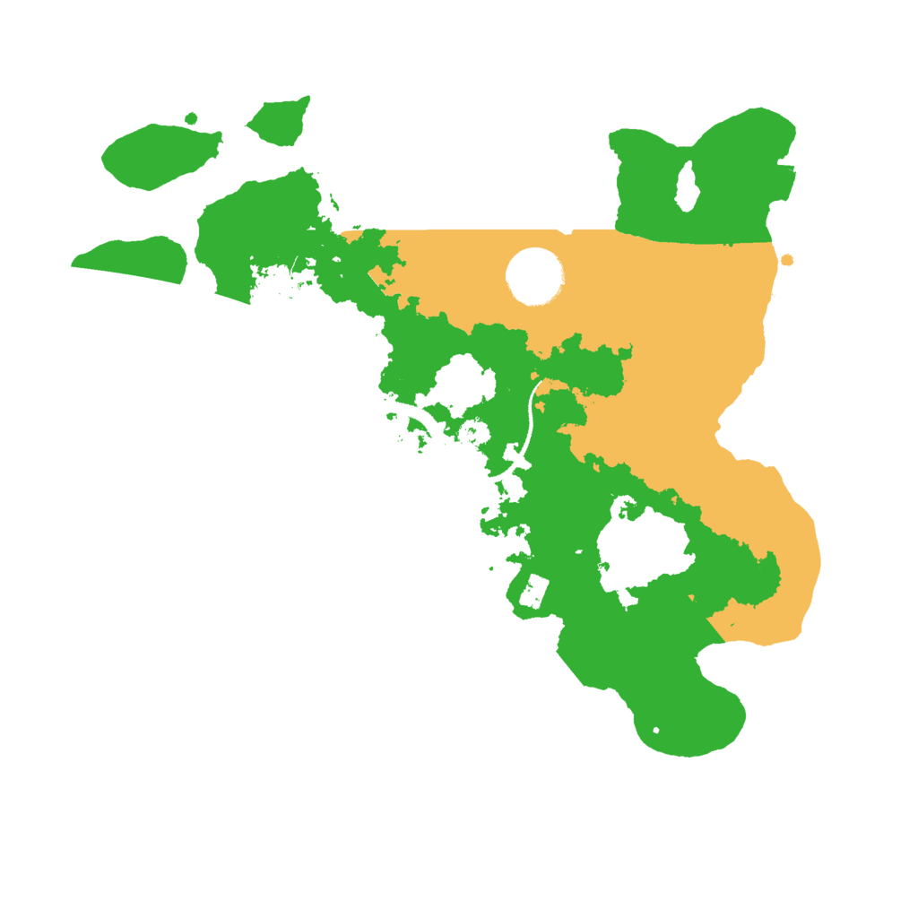 Biome Rust Map: Procedural Map, Size: 3000, Seed: 9546