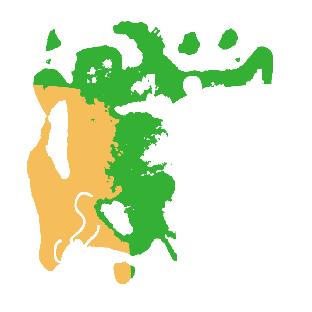 Biome Rust Map: Procedural Map, Size: 3000, Seed: 29087