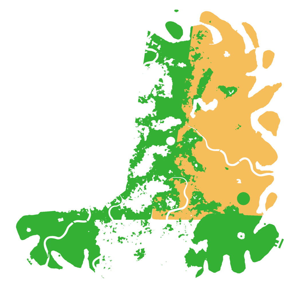 Biome Rust Map: Procedural Map, Size: 6000, Seed: 22135