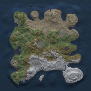 Thumbnail Rust Map: Procedural Map, Size: 3000, Seed: 26712, 12 Monuments