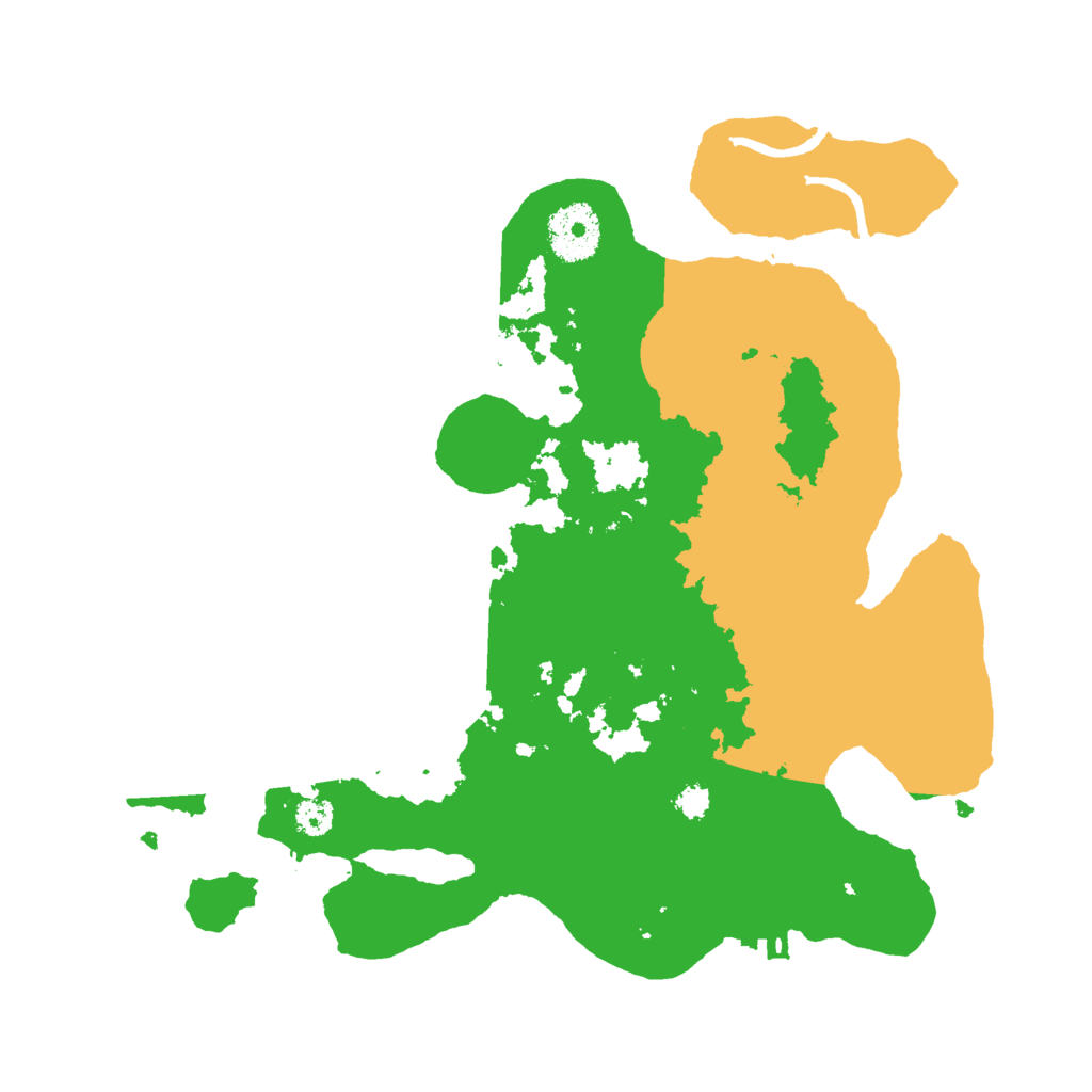 Biome Rust Map: Procedural Map, Size: 3000, Seed: 8765433