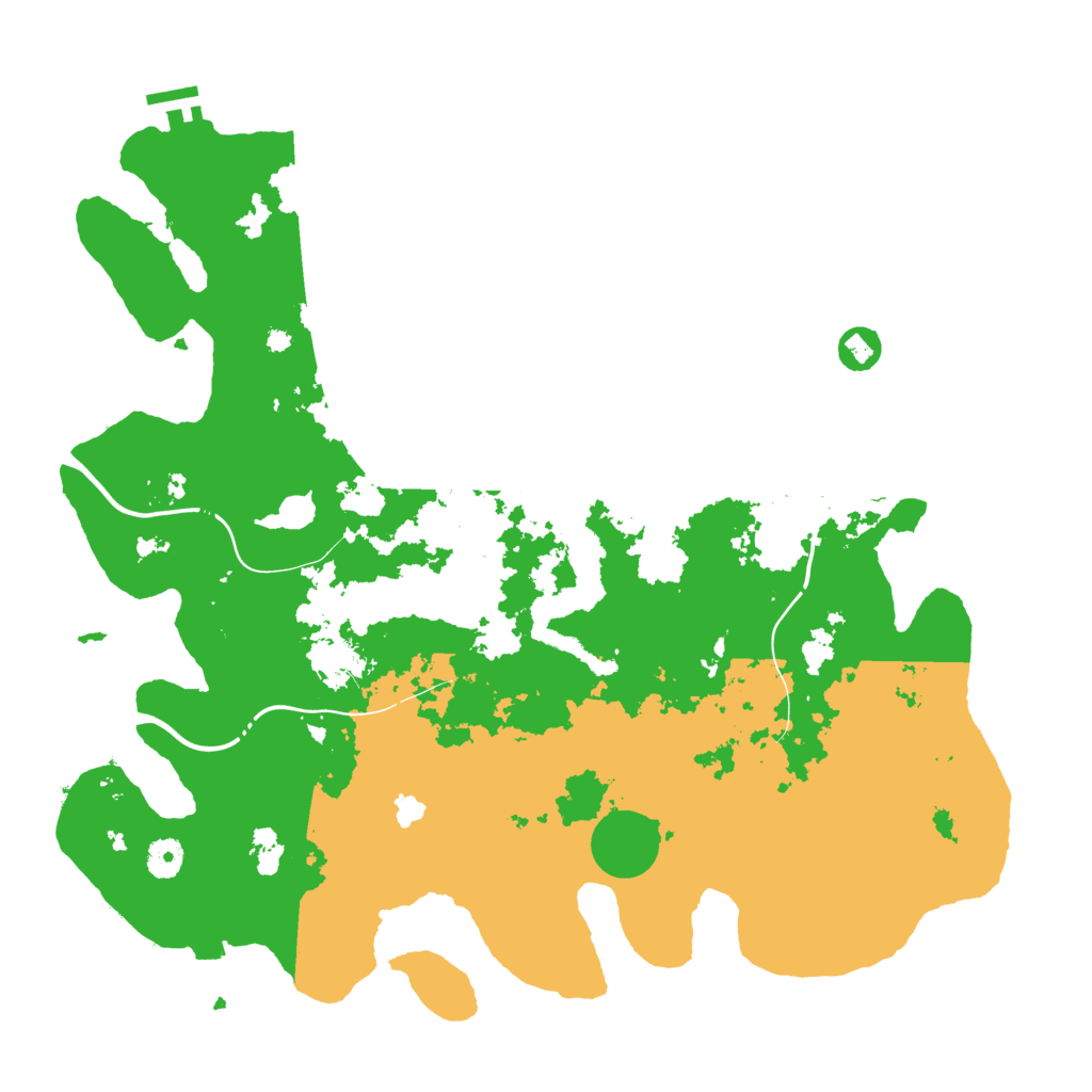 Biome Rust Map: Procedural Map, Size: 4250, Seed: 1741359069