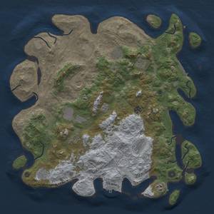 Thumbnail Rust Map: Procedural Map, Size: 4400, Seed: 10935995, 19 Monuments