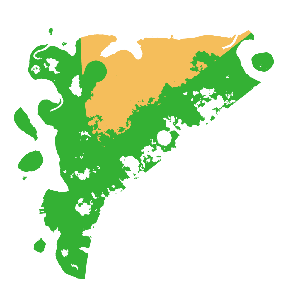 Biome Rust Map: Procedural Map, Size: 3650, Seed: 72785256