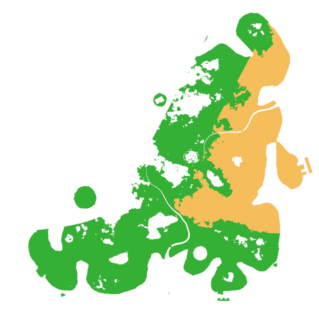 Biome Rust Map: Procedural Map, Size: 4000, Seed: 411493933