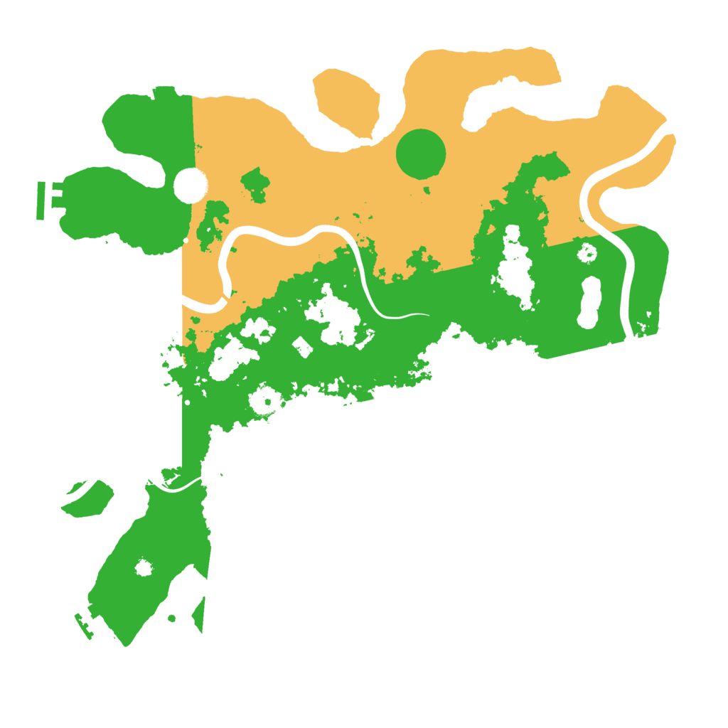 Biome Rust Map: Procedural Map, Size: 3850, Seed: 14258433